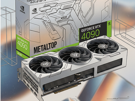 极简数字艺术科技产品视觉设计