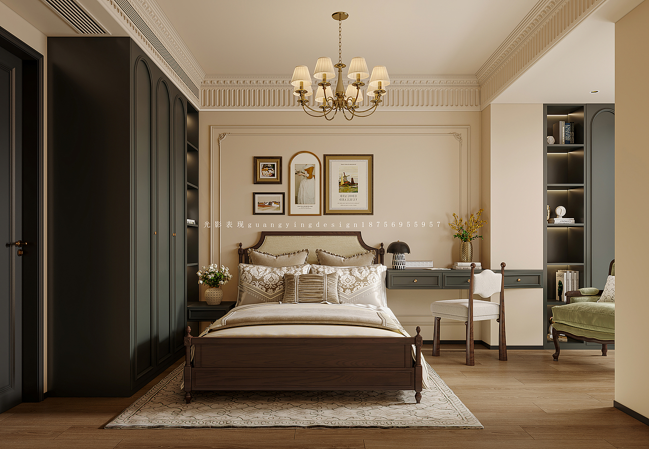 法式复古（图ZNDAzMzM3MjYw） - 家装设计 - 站酷设计师光影51原创素材 - 站酷ZCOOL