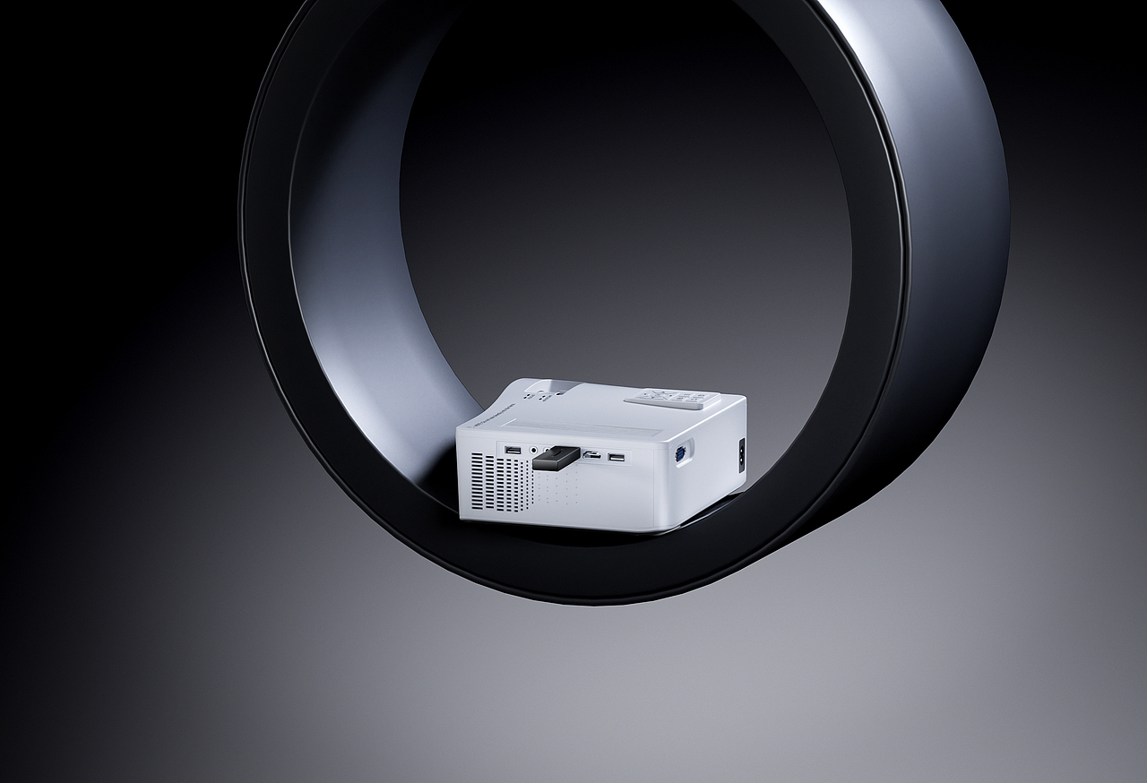 Amazon亚马逊跨境_产品渲染节选投影仪空气净化器（图ZNDAzMzM4MTc2） - 产品 - 站酷设计师_飞鱼绘原创素材 - 站酷ZCOOL