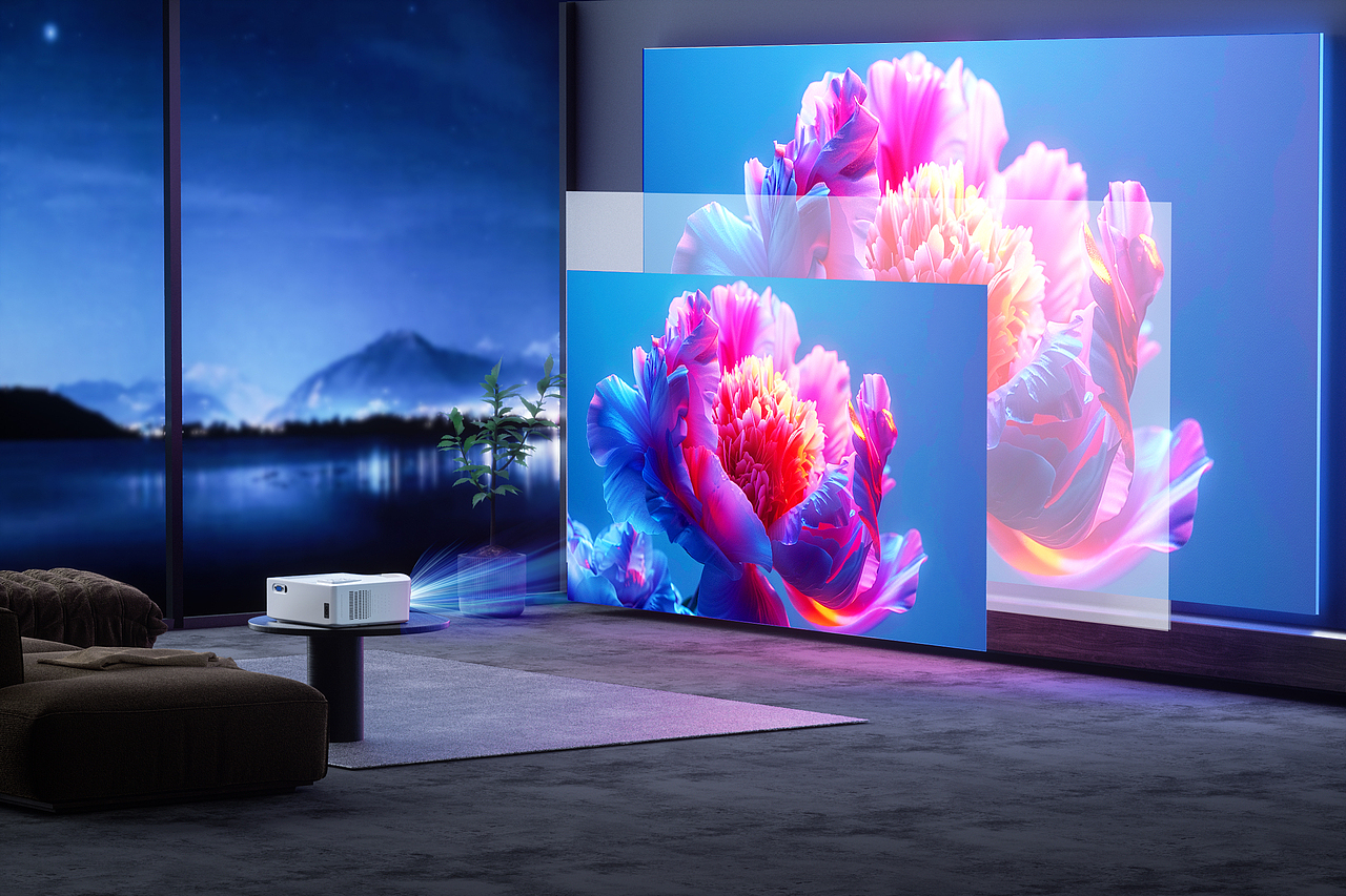 Amazon亚马逊跨境_产品渲染节选投影仪空气净化器（图ZNDAzMzM4MTg0） - 产品 - 站酷设计师_飞鱼绘原创素材 - 站酷ZCOOL