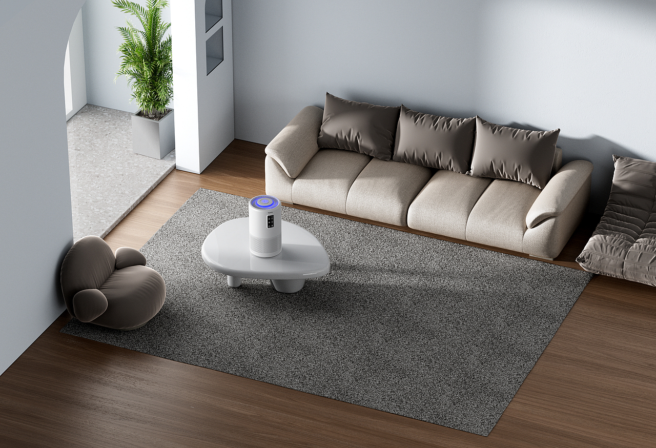 Amazon亚马逊跨境_产品渲染节选投影仪空气净化器（图ZNDAzMzM4MTU2） - 产品 - 站酷设计师_飞鱼绘原创素材 - 站酷ZCOOL