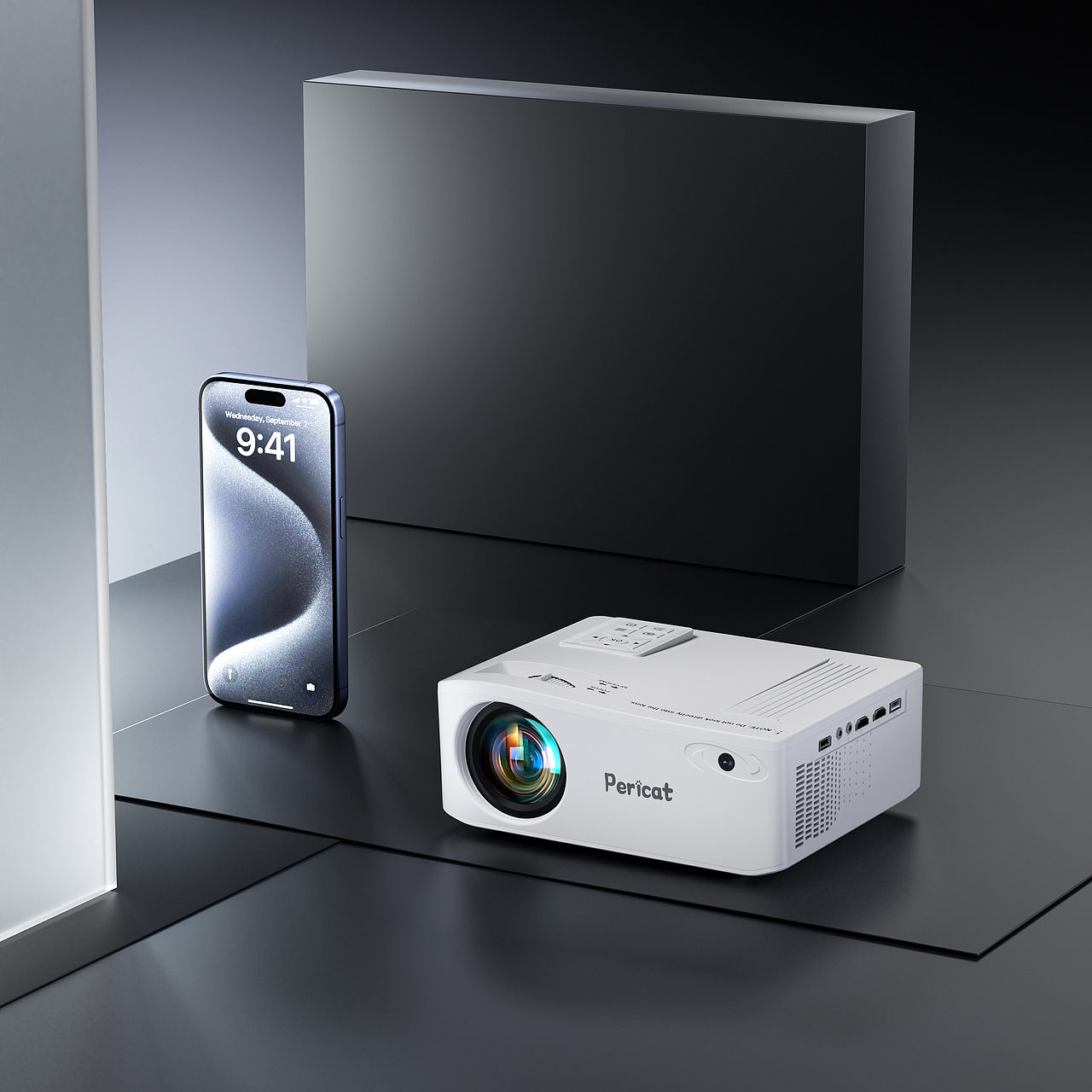 Amazon亚马逊跨境_产品渲染节选投影仪空气净化器（图ZNDAzMzM4MTk2） - 产品 - 站酷设计师_飞鱼绘原创素材 - 站酷ZCOOL