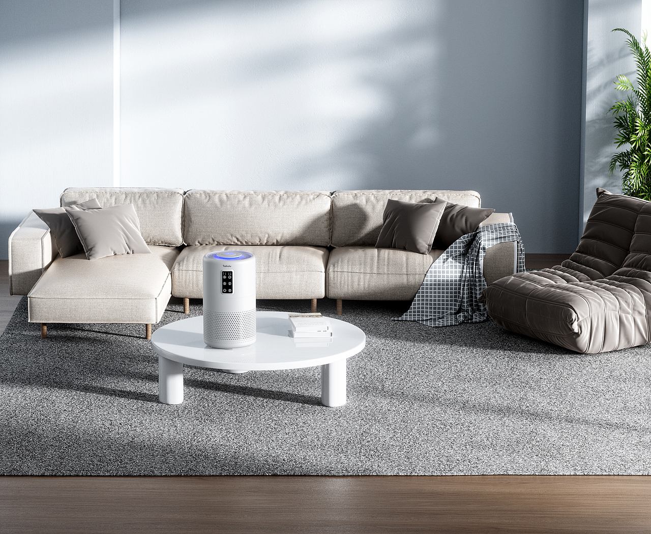 Amazon亚马逊跨境_产品渲染节选投影仪空气净化器（图ZNDAzMzM4MjY0） - 产品 - 站酷设计师_飞鱼绘原创素材 - 站酷ZCOOL