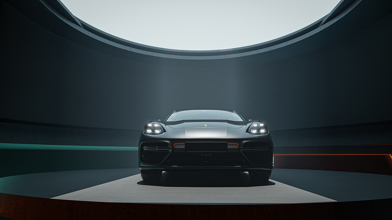 UE5虚幻引擎｜汽车渲染｜保时捷 Panamera 别墅动画（图ZNDAzMzQwOTMy） - 机械/交通 - 站酷设计师ZeroCG原创素材 - 站酷ZCOOL