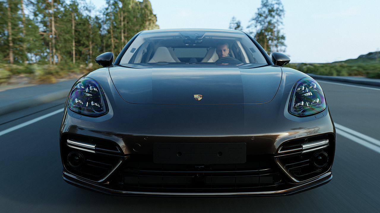 UE5虚幻引擎｜汽车渲染｜保时捷 Panamera 别墅动画（图ZNDAzMzQxMTc2） - 机械/交通 - 站酷设计师ZeroCG原创素材 - 站酷ZCOOL