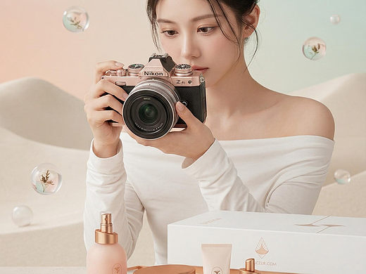 梦幻糖果色系产品视觉设计