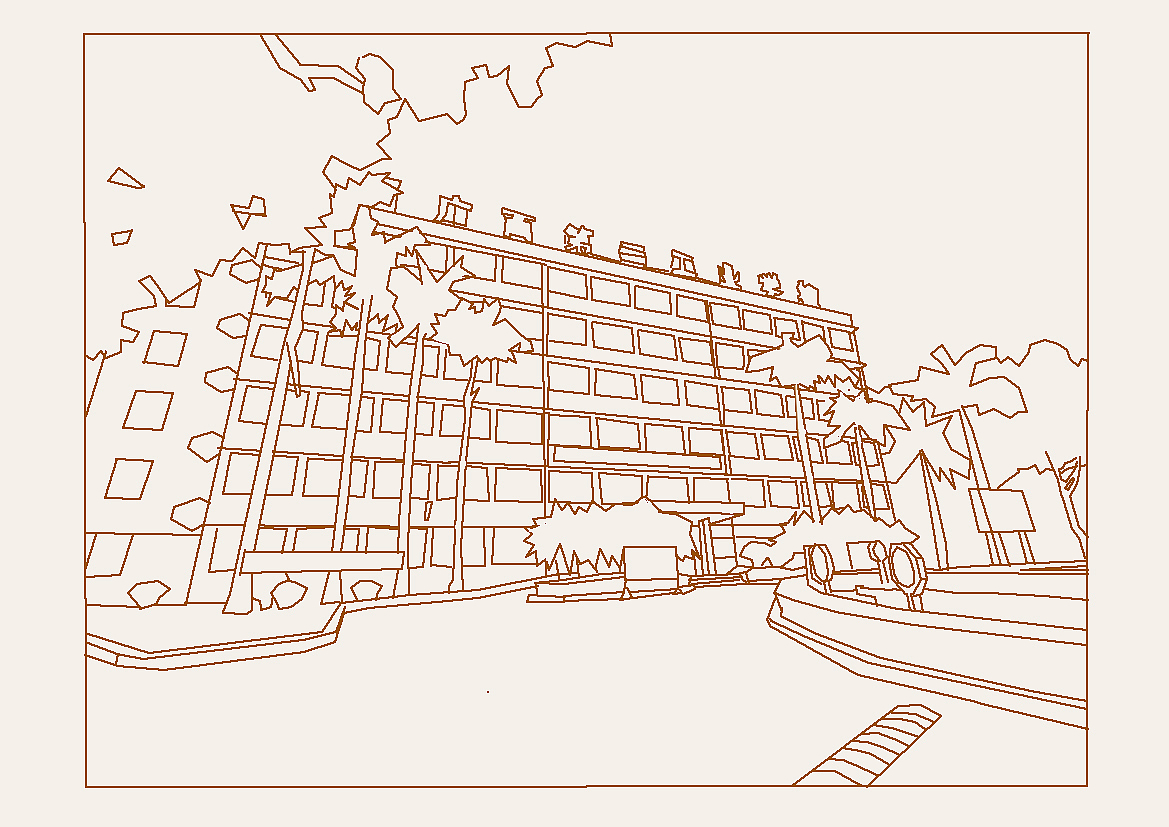 美术基础课程——校园风景速写练习（用软件绘制）（图ZNDAzMzQzNjI4） - 创作习作 - 站酷设计师阿丹地原创素材 - 站酷ZCOOL