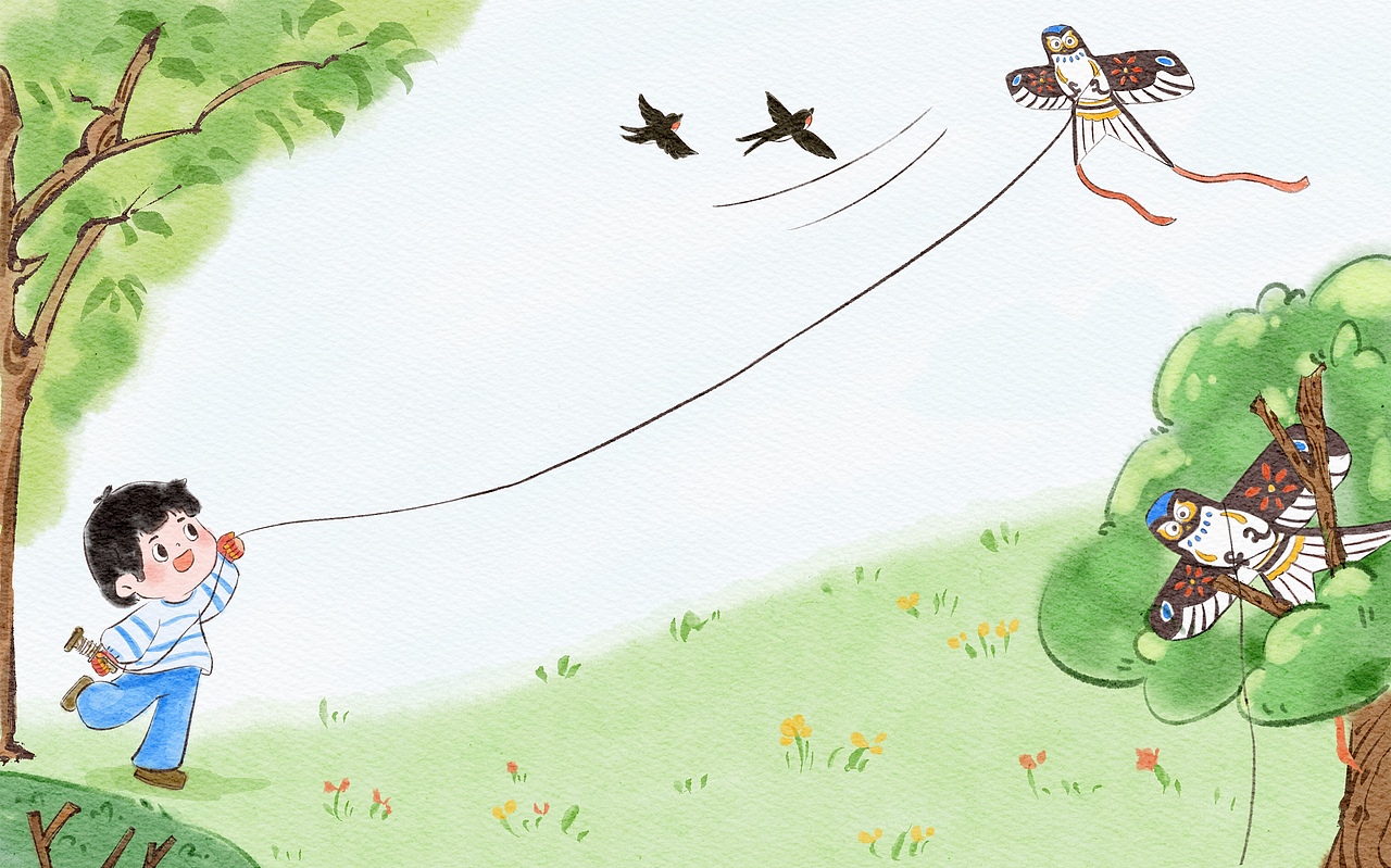 儿歌配图（图ZNDAzMzQ1NTY0） - 儿童插画 - 站酷设计师鱼叁喵原创素材 - 站酷ZCOOL