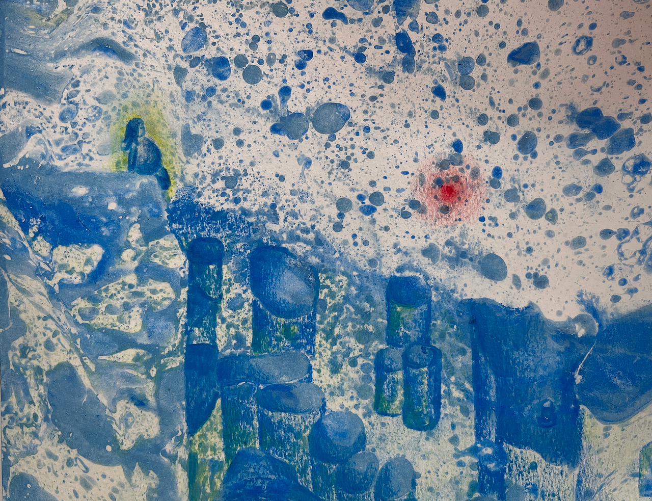 小鱼神系列作品（图ZNDAzMzQ3NTA4） - 艺术插画 - 站酷设计师三三0702原创素材 - 站酷ZCOOL