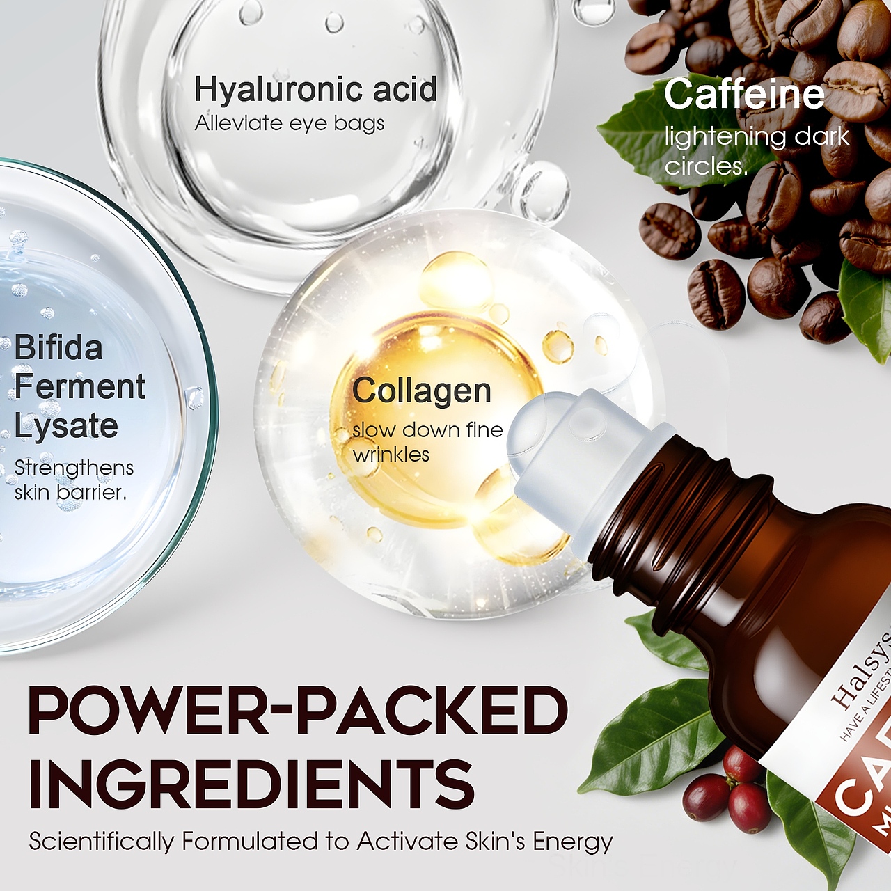 咖啡因眼部精华液（图ZNDAzMzU1MDgw） - 海报 - 站酷设计师易咿呀呀原创素材 - 站酷ZCOOL