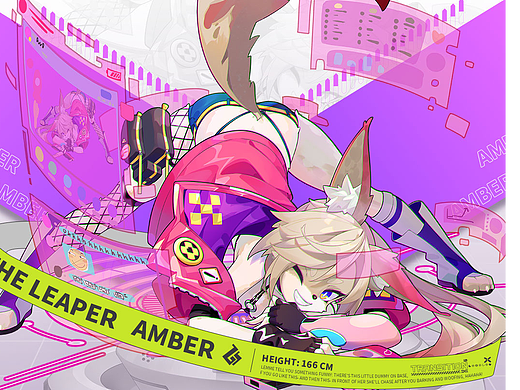 二次元游戲美宣作品