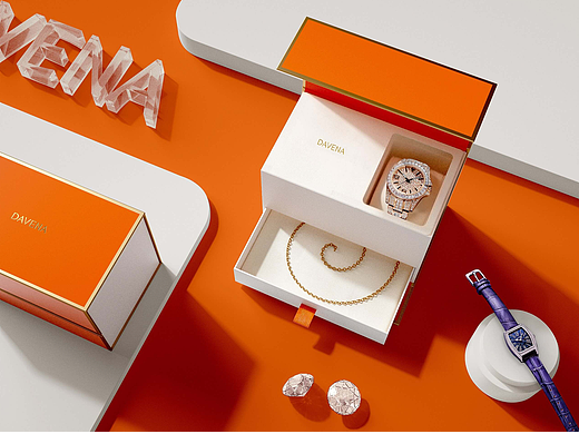 DAVENA 蒂玮娜品牌升级 | 腕表品牌 | 制造业vi设计