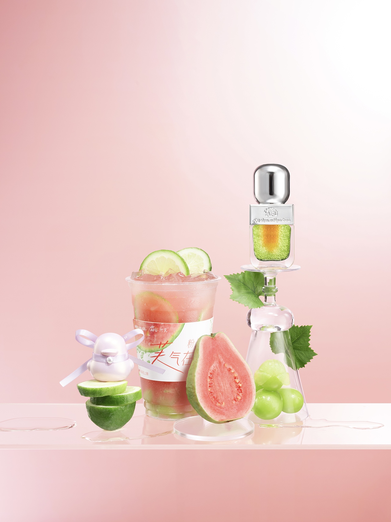 林里×阿芙｜柠檬茶与护肤品联名可以这么拍（图ZNDAzMzY4NzQw） - 产品摄影 - 站酷设计师春生生画原创素材 - 站酷ZCOOL