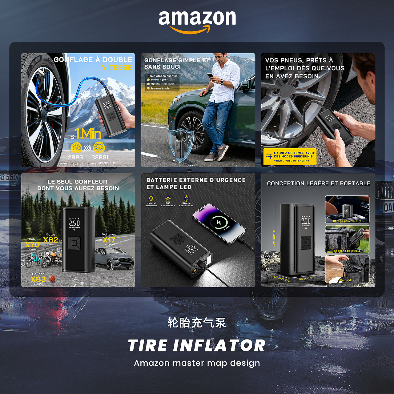 亚马逊主图A+设计-充气泵（图ZNDAzMzczNjEy） - 产品 - 站酷设计师仐十六原创素材 - 站酷ZCOOL