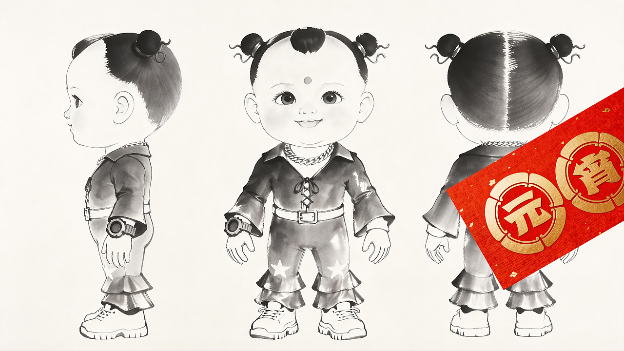 元宵序曲（图ZNDAzMzgwMzg4） - AI作品 - 站酷设计师万鱼鱼原创素材 - 站酷ZCOOL