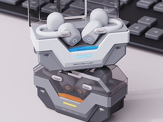 机甲风夹耳式TWS耳机