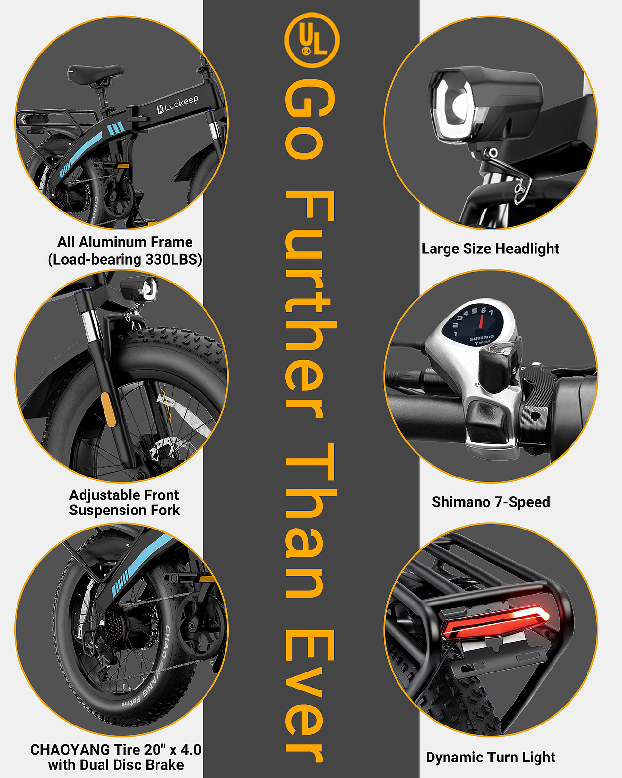 亚马逊主图设计-Luckeep电动自行车-X1 Lite（图ZNDAzMzg4MjY0） - 电商 - 站酷设计师X_幸原创素材 - 站酷ZCOOL