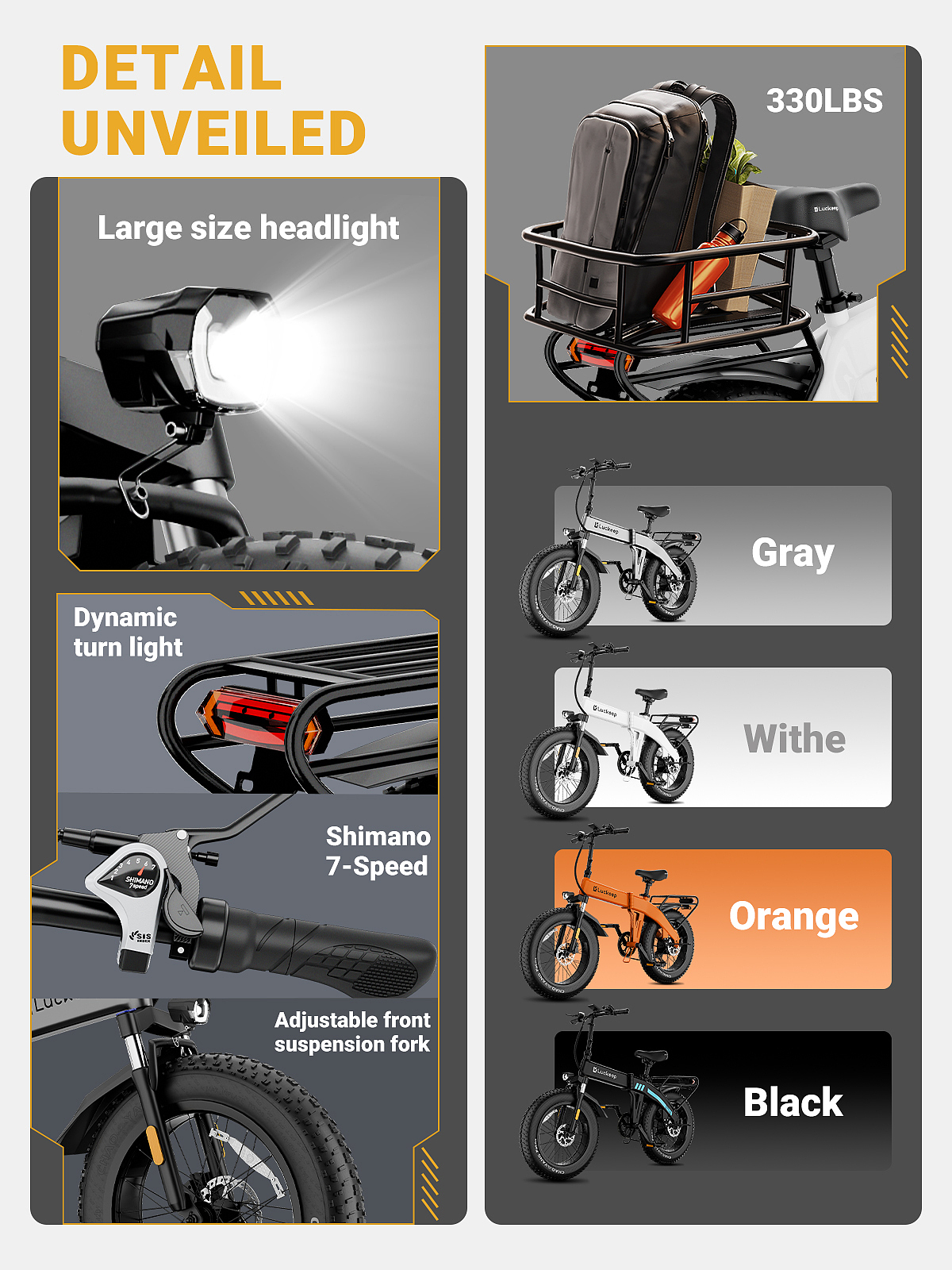 亚马逊主图设计-Luckeep电动自行车-X1 Lite（图ZNDAzMzg4MjYw） - 电商 - 站酷设计师X_幸原创素材 - 站酷ZCOOL