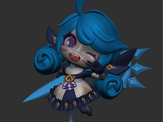 潮玩ip雕刻练习小小格温+近期其他练习