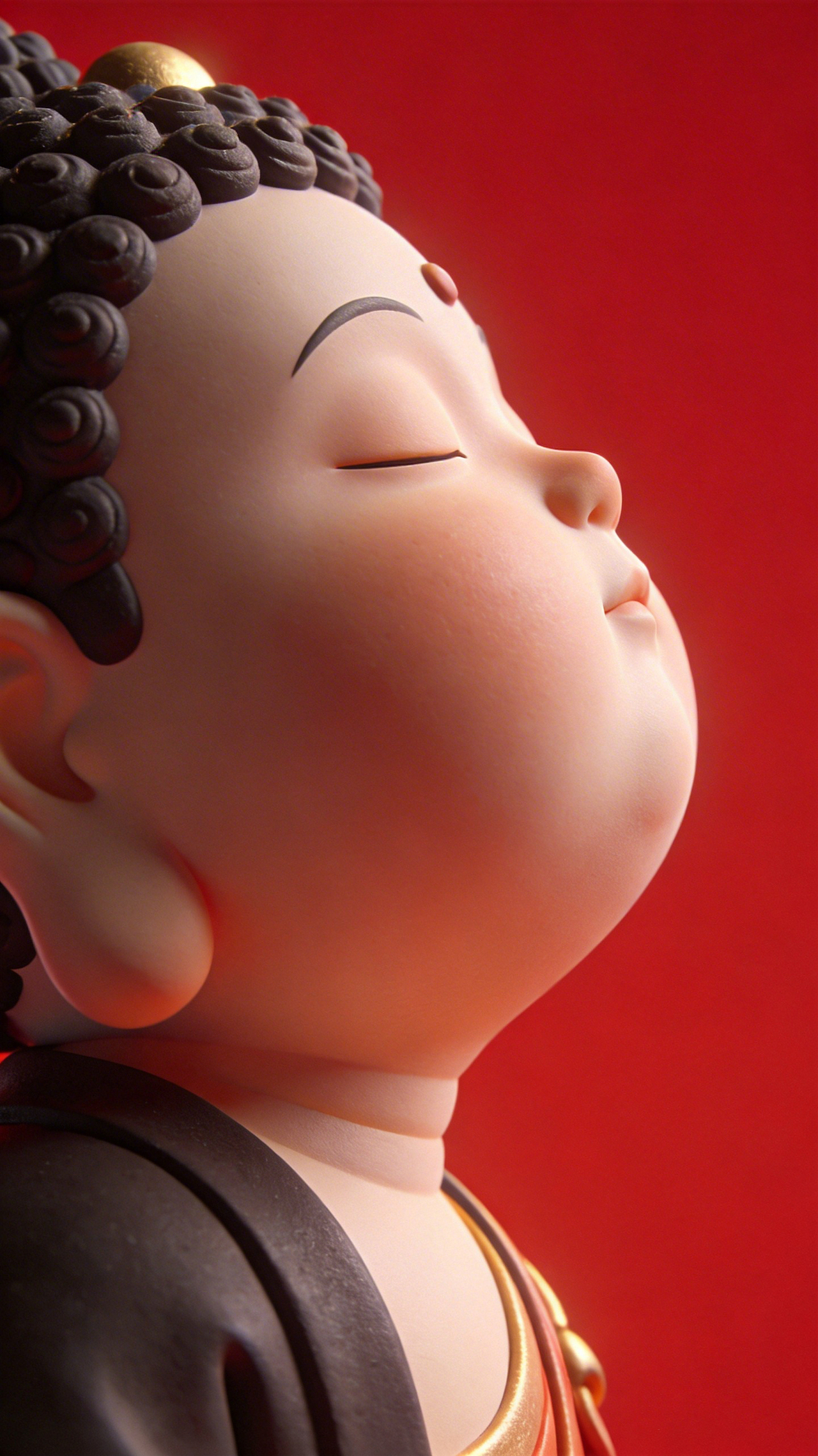 福来小佛（图ZNDAzMzk0MDg0） - AI作品 - 站酷设计师Yuxiny_原创素材 - 站酷ZCOOL