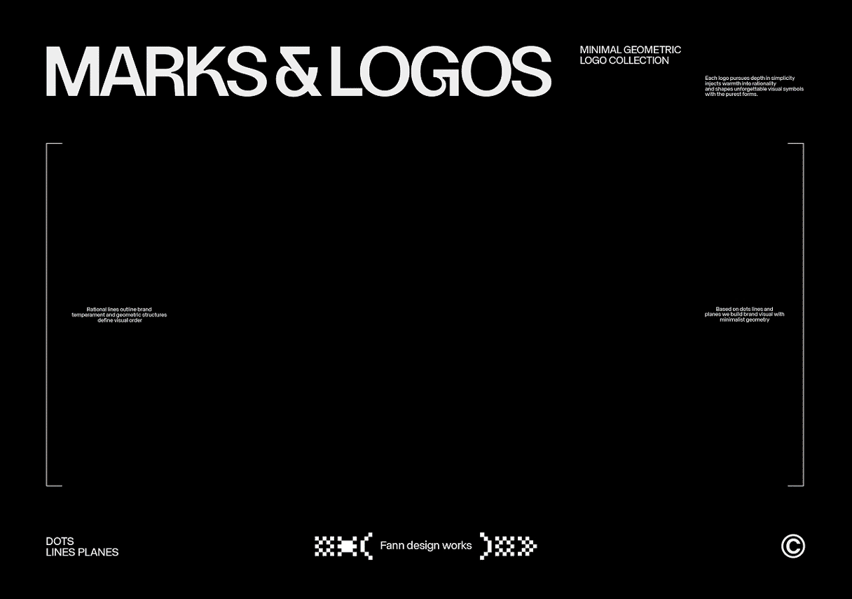LOGOS&MARKS | 简洁几何（图ZNDAzMzk3NzI4） - Logo - 站酷设计师泛泛Fann原创素材 - 站酷ZCOOL