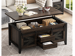 咖啡桌渲染主圖設(shè)計(jì)