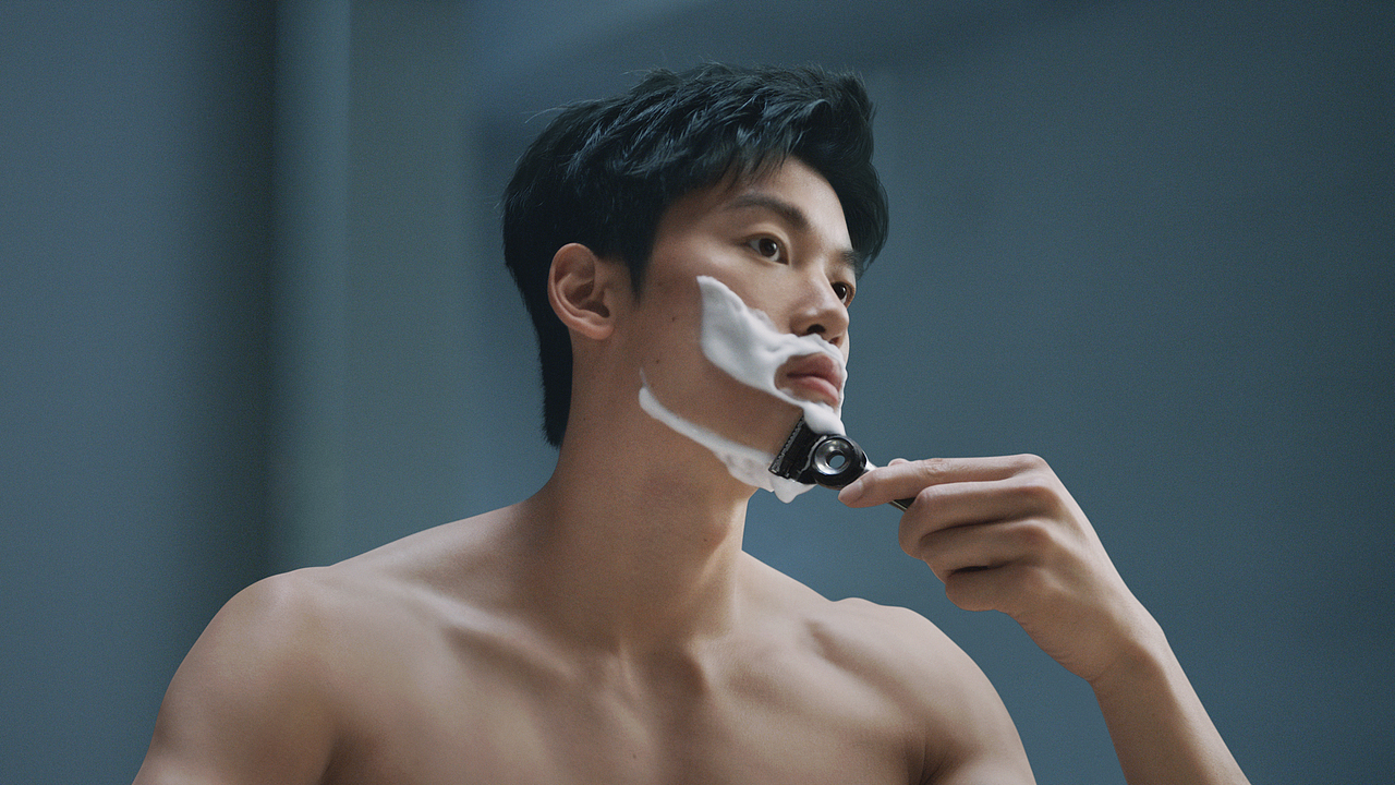 人像产品修图-吉列 汪顺代言平面广告（图ZNDAzMzk5MjU2） - 修图/后期 - 站酷设计师有样U_YANG原创素材 - 站酷ZCOOL