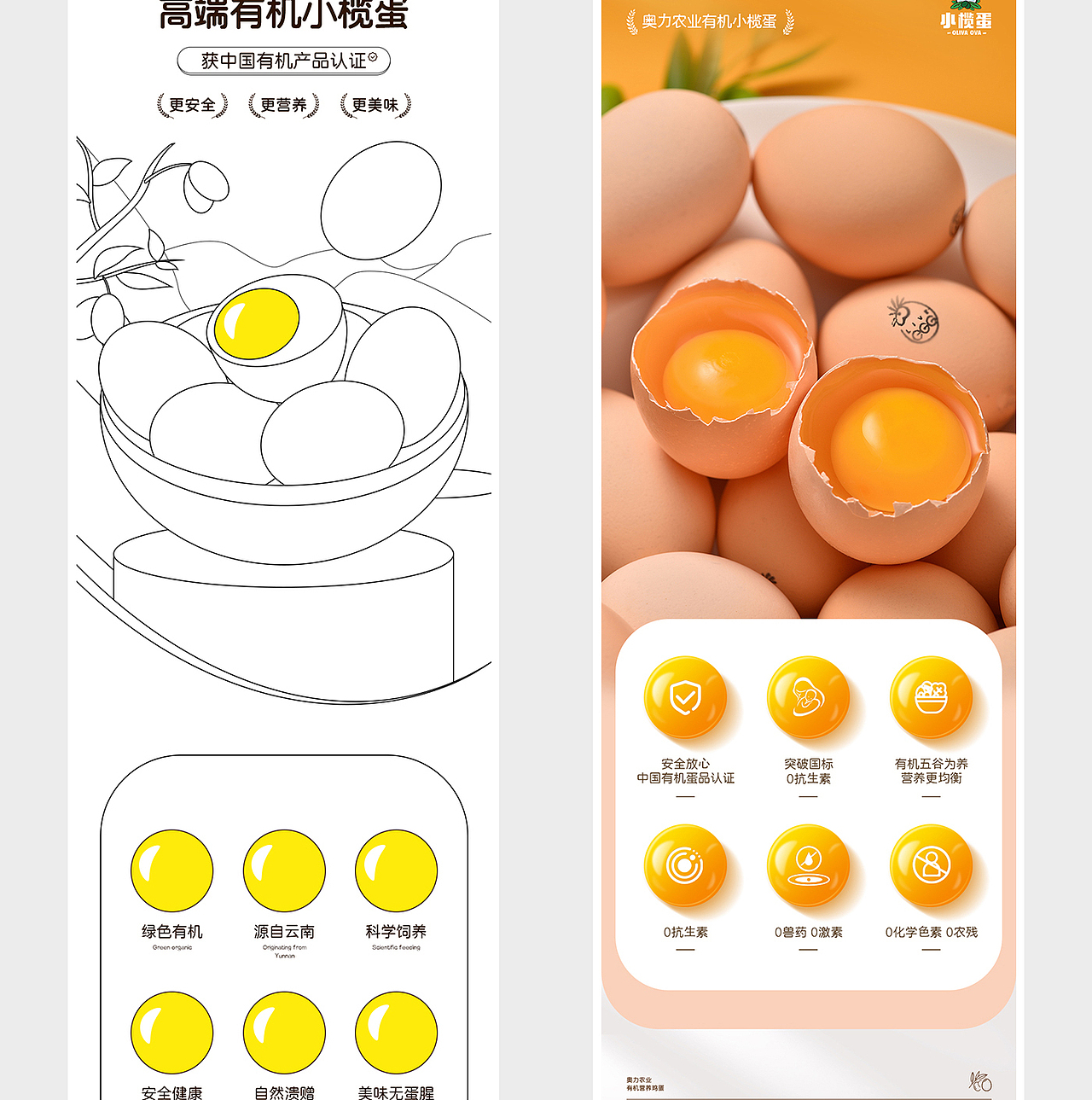 奥力联盟有机小榄蛋详情页策划全案（图ZNDAzNDA5NzM2） - 电商 - 站酷设计师迷鹿设计原创素材 - 站酷ZCOOL