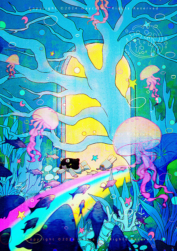 插画合集｜2025年个人插画总结✨（图ZNDAzNDEyMDA0） - 艺术插画 - 站酷设计师美刻啊原创素材 - 站酷ZCOOL