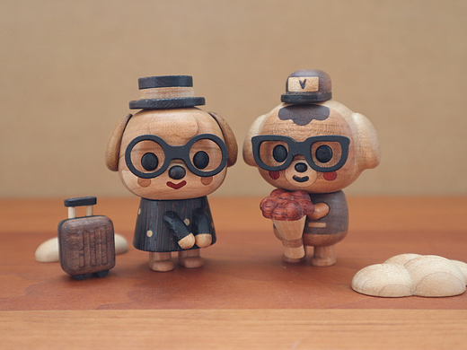 甜蜜的雪-实木玩具设计-diga