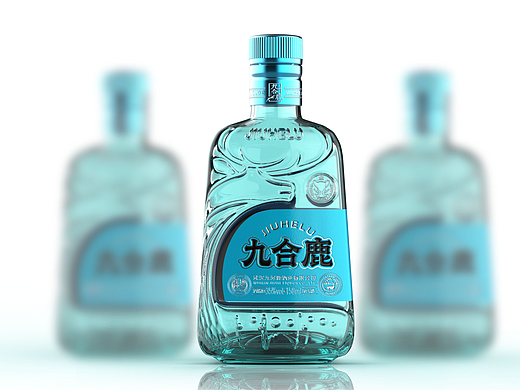 九合鹿光瓶小酒设计