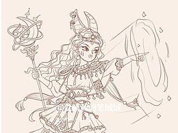 水彩魔法少女IP｜文创/游戏适配