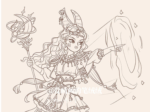 水彩魔法少女IP｜文创/游戏适配