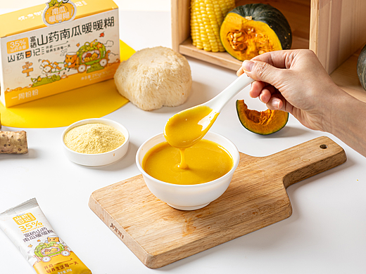 立方映像·产品摄影案例——山药｜南瓜粥｜静物拍摄