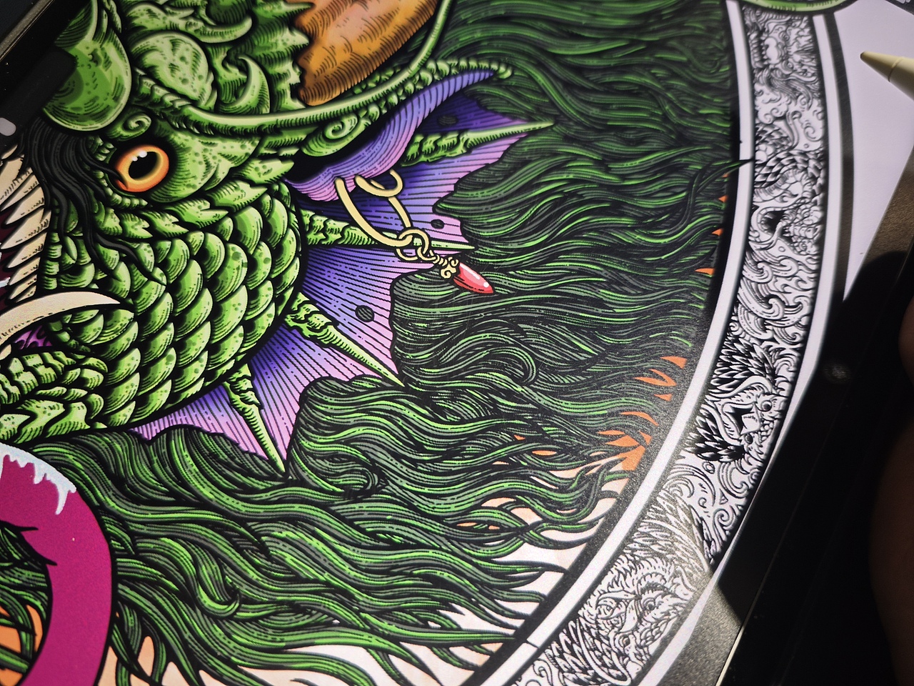 2026.03.03泾河龙王九子之稳兽龙（图ZNDAzNDE5ODcy） - 创作习作 - 站酷设计师毣余1980原创素材 - 站酷ZCOOL