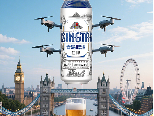 青島啤酒環(huán)游世界篇（個人主頁-ZNzMyMzk2MzI=） - AI作品 - 站酷設(shè)計師肯博士AI原創(chuàng)素材 - 站酷ZCOOL