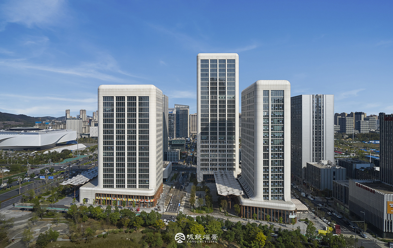 建筑摄影丨武汉光谷总部中心（图ZNDAzNDI1NDcy） - 环境/建筑摄影 - 站酷设计师咏筑熠景建筑摄影原创素材 - 站酷ZCOOL