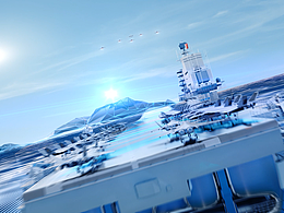 纯净风科技感军事片头