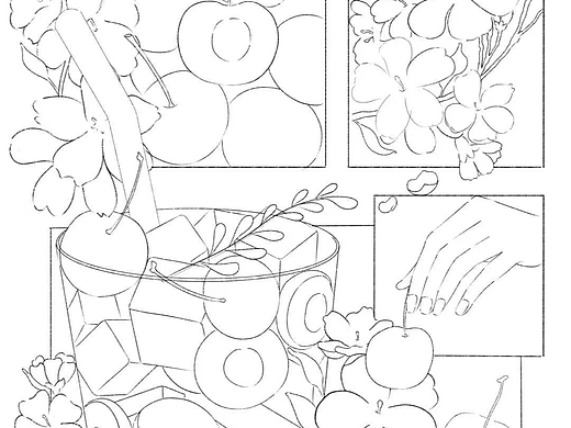 《一口樱桃，满杯春色》