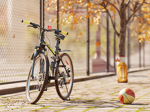 blender自行车产品动画