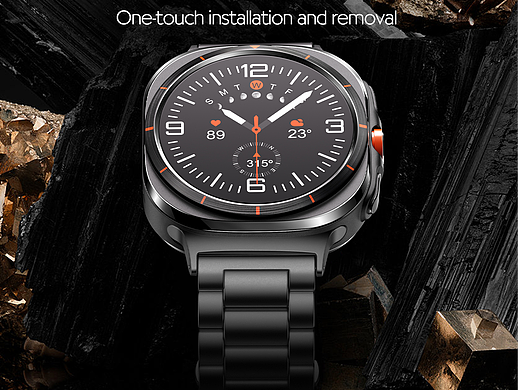 三星 Galaxy Watch Ultra 不锈钢表带 亚马逊产品图