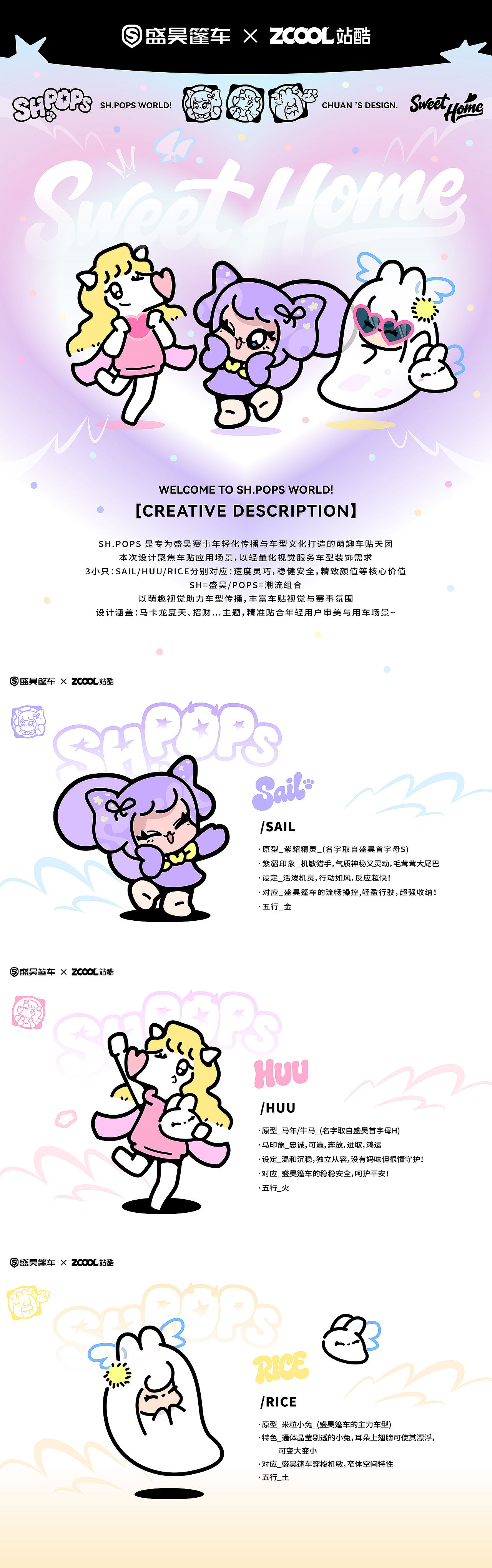 SH.POPS元气家族，一路向甜！（图ZNDAzNDQ1MTQw） - 机械/交通 - 站酷设计师好的川原创素材 - 站酷ZCOOL
