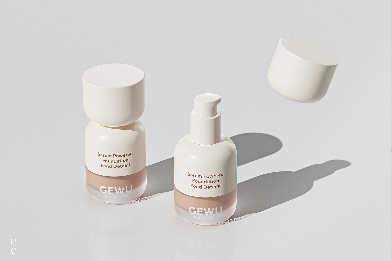 沙漏粉底液的时间美学 | 意想造物e·c（图ZNDAzNDQzNDM2） - 包装 - 站酷设计师意想造物原创素材 - 站酷ZCOOL