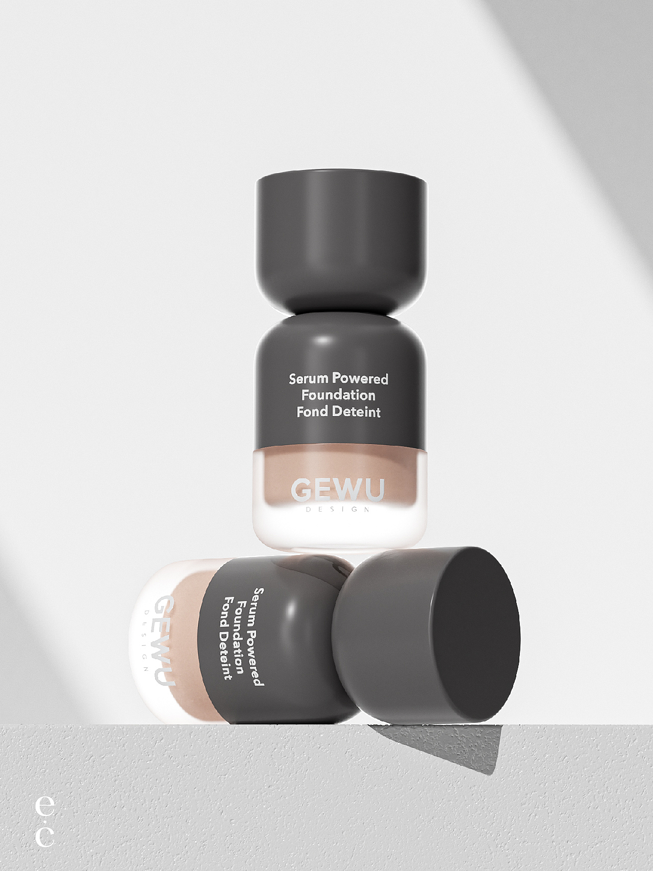 沙漏粉底液的时间美学 | 意想造物e·c（图ZNDAzNDQzNDMy） - 包装 - 站酷设计师意想造物原创素材 - 站酷ZCOOL