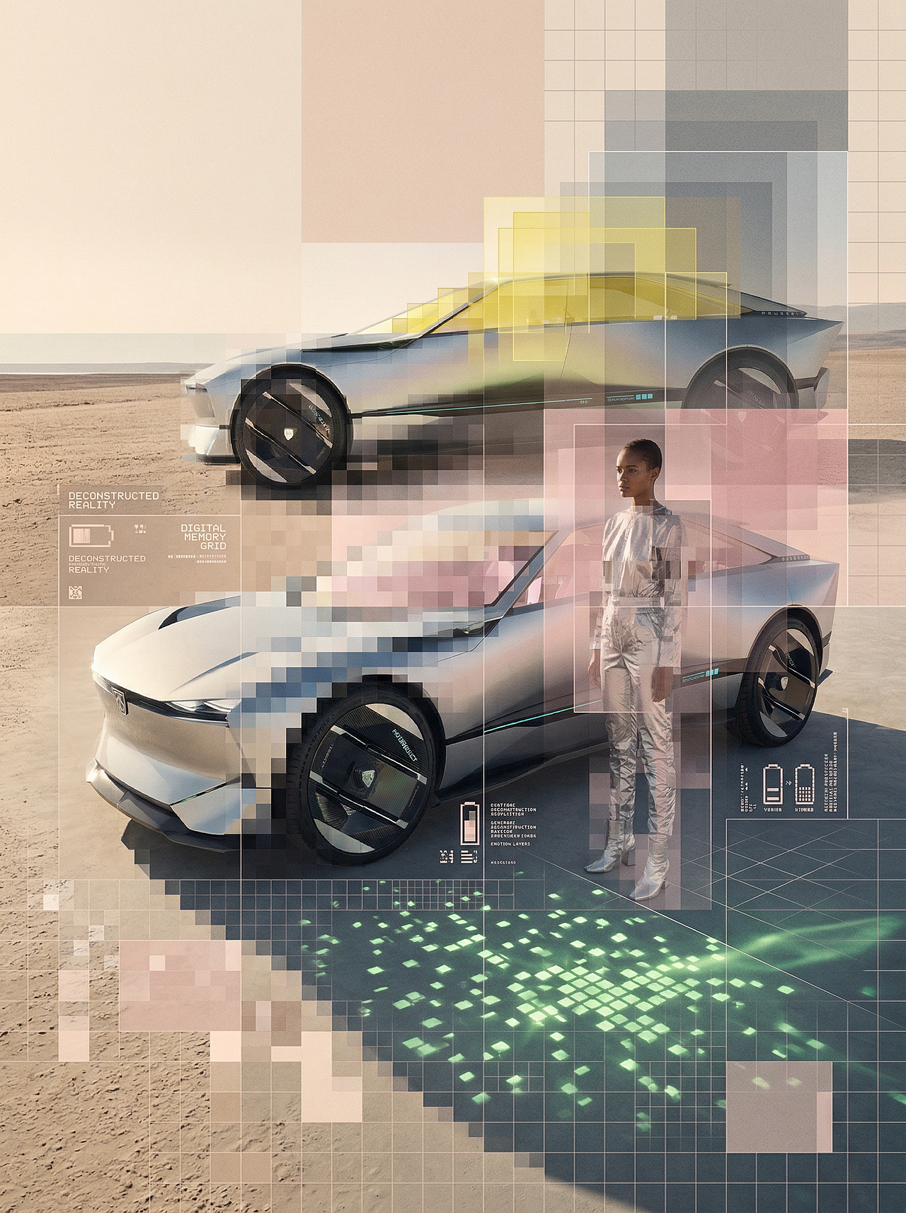 像素数字拼贴艺术视觉设计（图ZNDAzNDQ2NTUy） - AI作品 - 站酷设计师邬毅原创素材 - 站酷ZCOOL