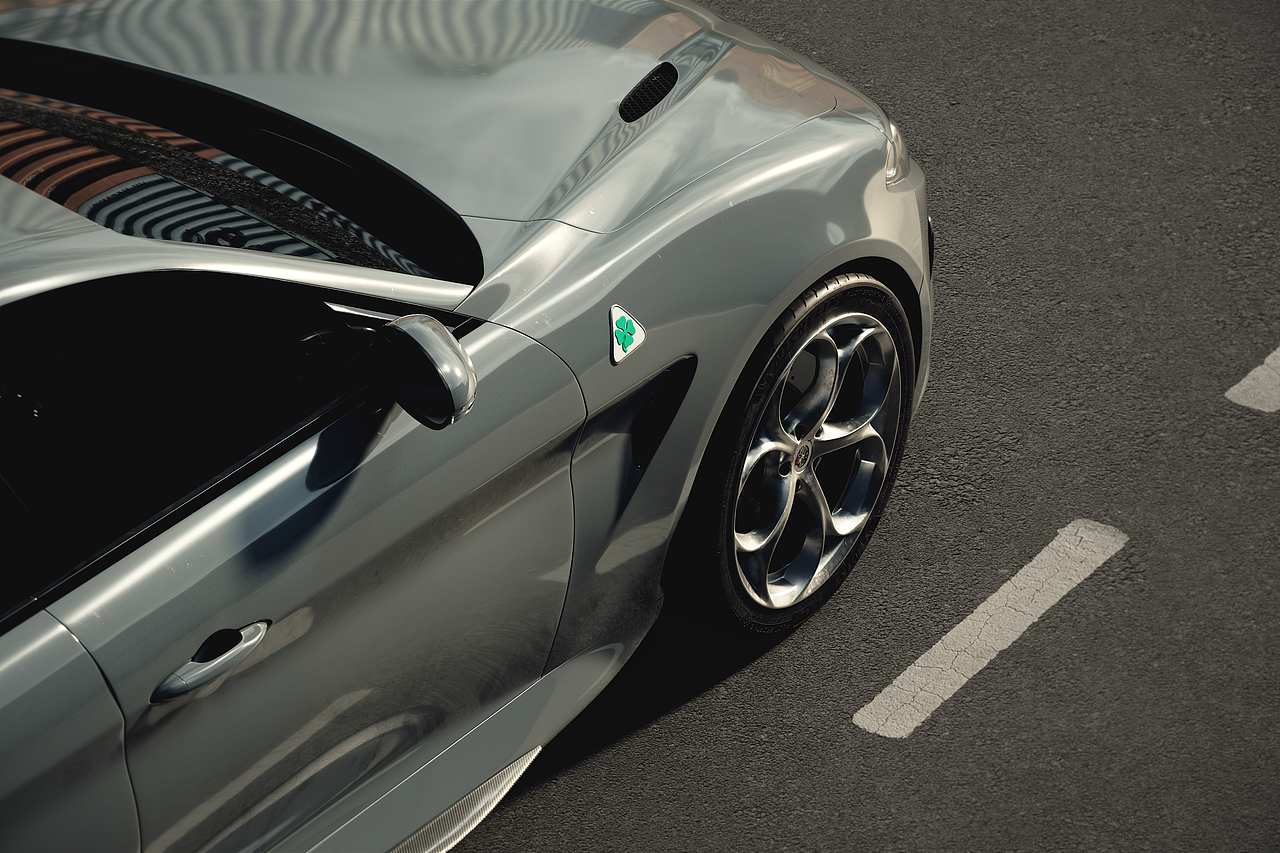 汽车渲染——阿尔法·罗密欧 朱丽叶四叶草版（图ZNDAzNDQ3NzY4） - 机械/交通 - 站酷设计师进步点吧k原创素材 - 站酷ZCOOL