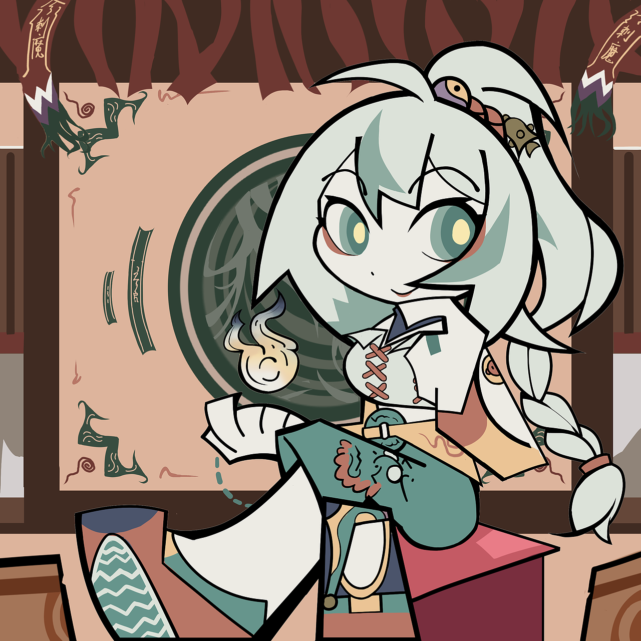 当朋克遇上吊带袜天使（图ZNDAzNDUxOTk2） - 商业插画 - 站酷设计师Z559785995原创素材 - 站酷ZCOOL