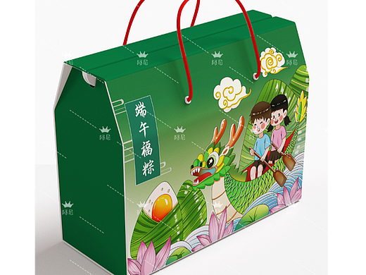 端午礼盒插画
