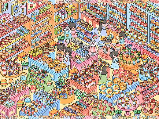 「杂货店主题」|造景贴纸