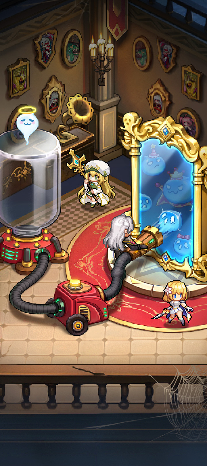 古堡探险《Pixel Saga: Squad RPG》场景（图ZNDAzNDY0NzY0） - 游戏原画 - 站酷设计师非斯特原创素材 - 站酷ZCOOL